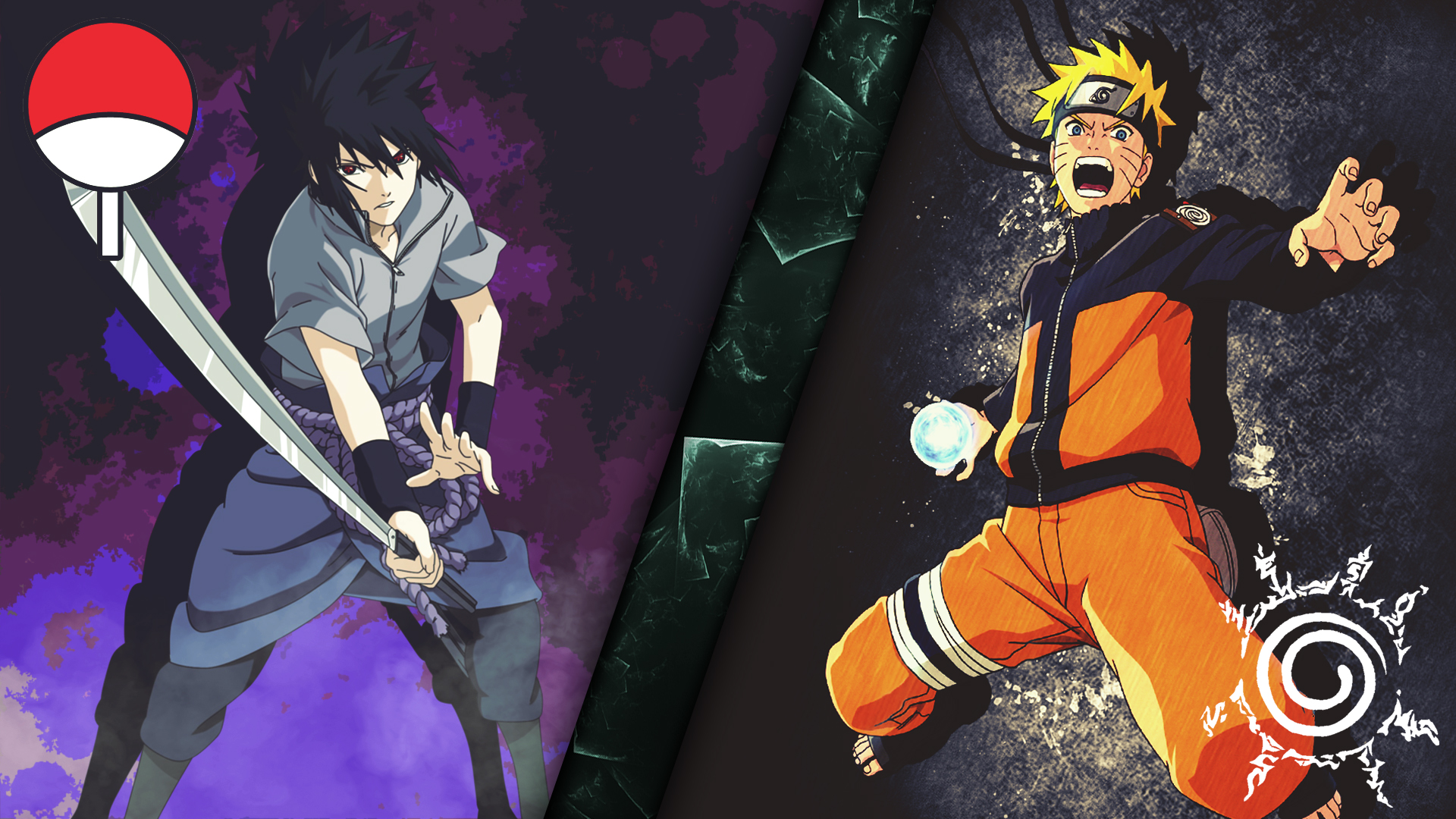 Handy-Wallpaper Naruto, Animes, Sasuke Uchiha, Naruto Uzumaki kostenlos herunterladen.