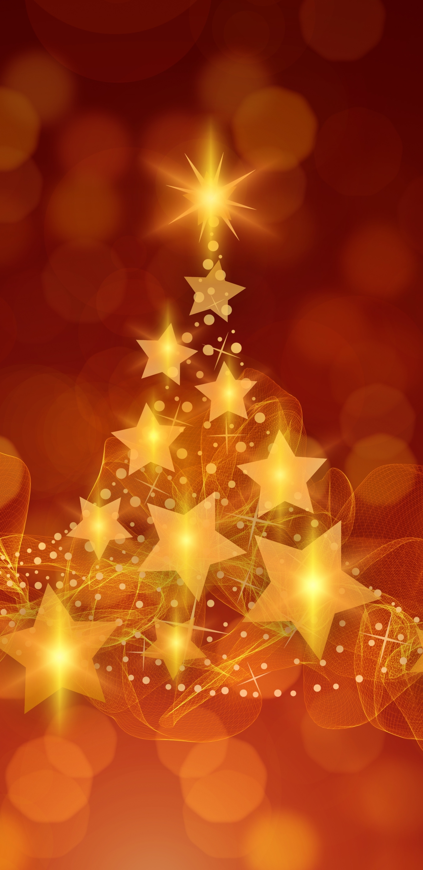 無料モバイル壁紙クリスマス, 光, クリスマスツリー, 星, ホリデーをダウンロードします。