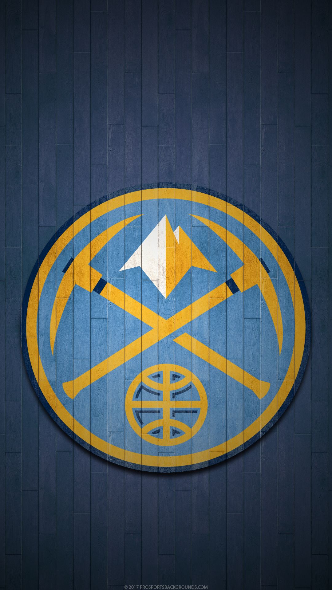 Handy-Wallpaper Sport, Basketball, Emblem, Nba, Denver Nuggets kostenlos herunterladen.