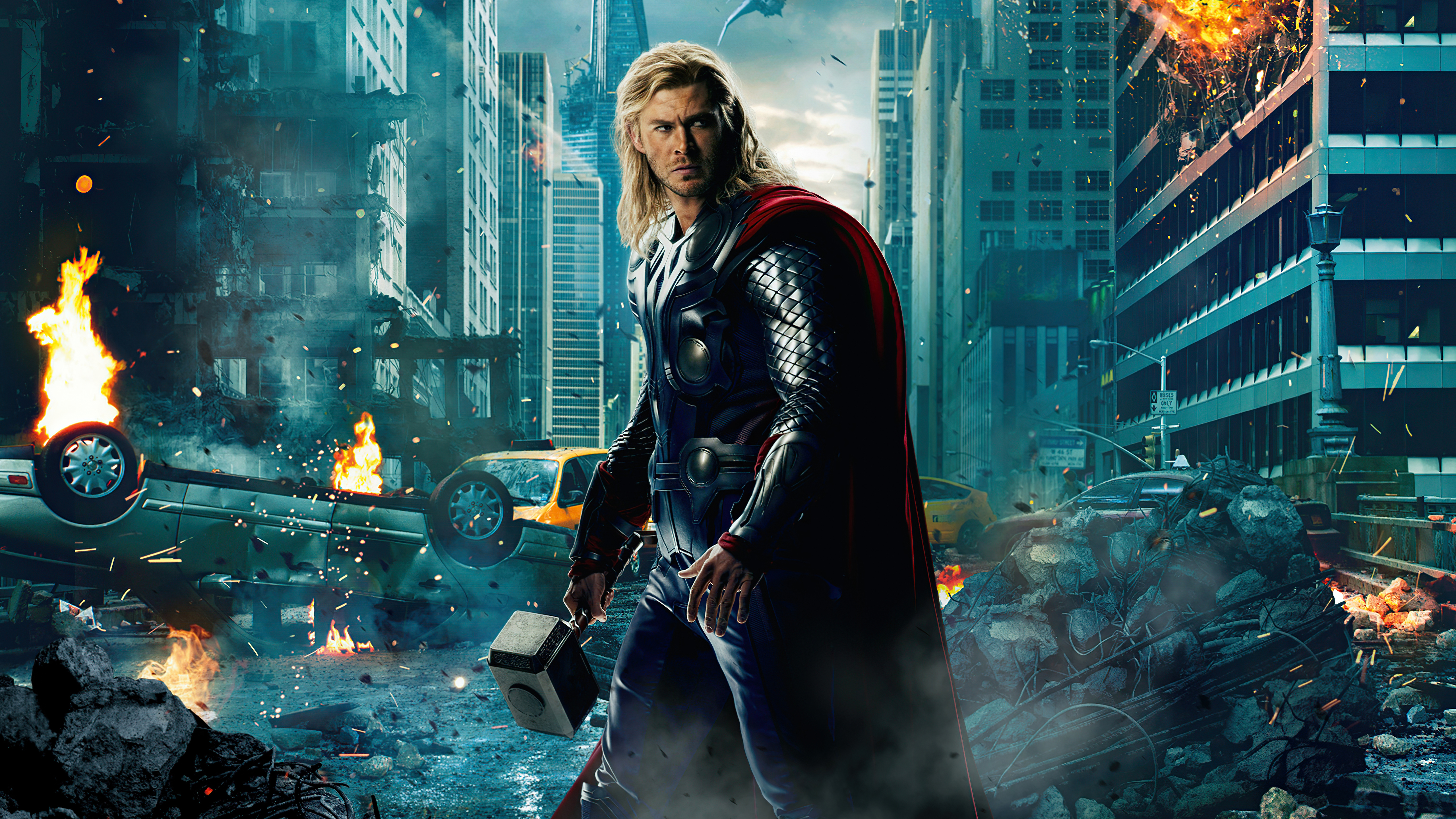 Baixe gratuitamente a imagem Os Vingadores, Filme, Thor, Chris Hemsworth na área de trabalho do seu PC