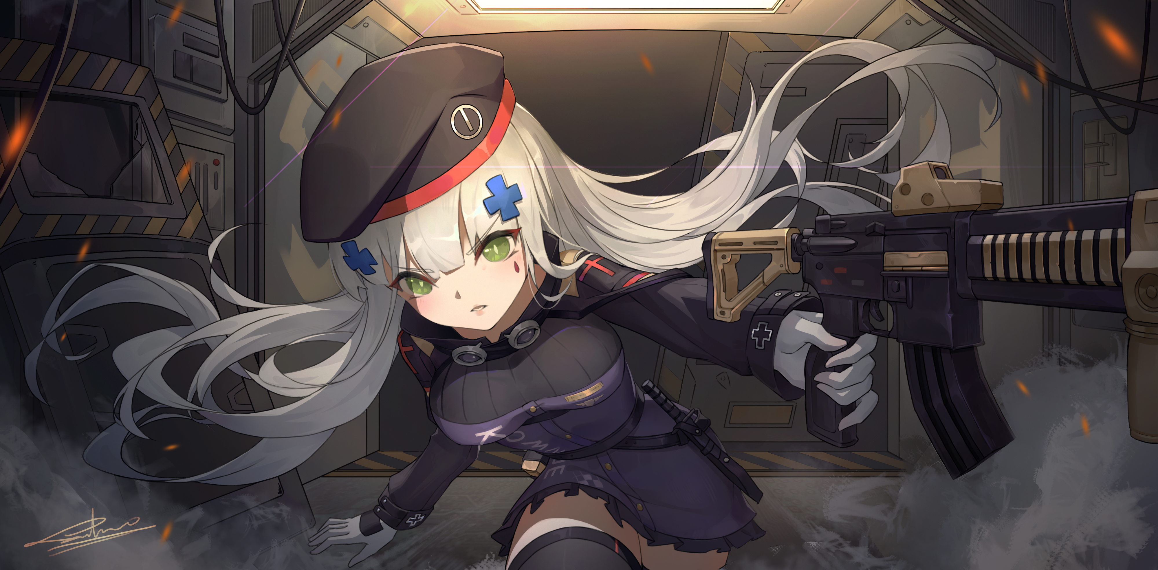 Téléchargez gratuitement l'image Jeux Vidéo, Girls' Frontline, Hk416 (Filles De Première Ligne) sur le bureau de votre PC