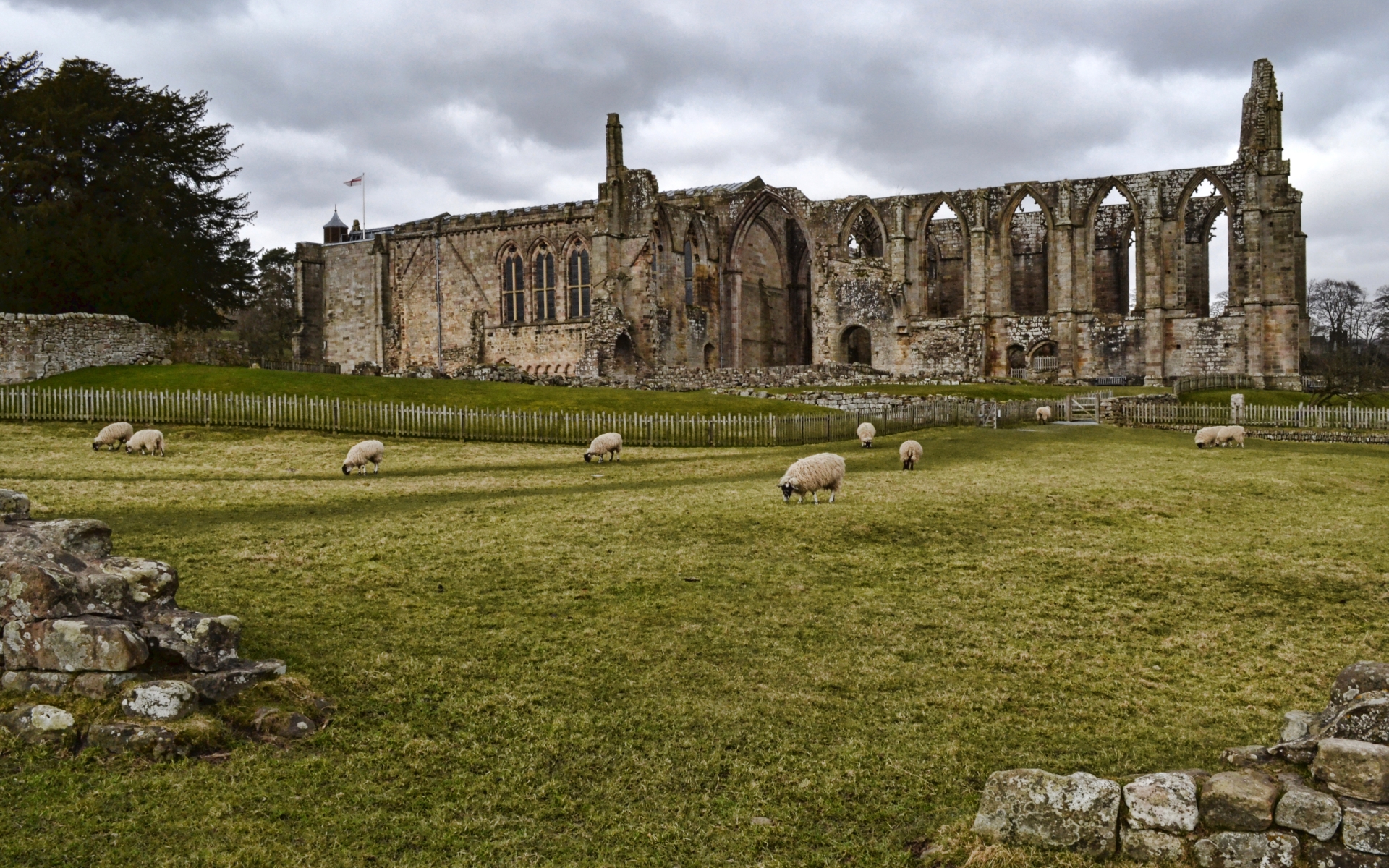 Download mobile wallpaper Man Made, Bolton Priory for free.