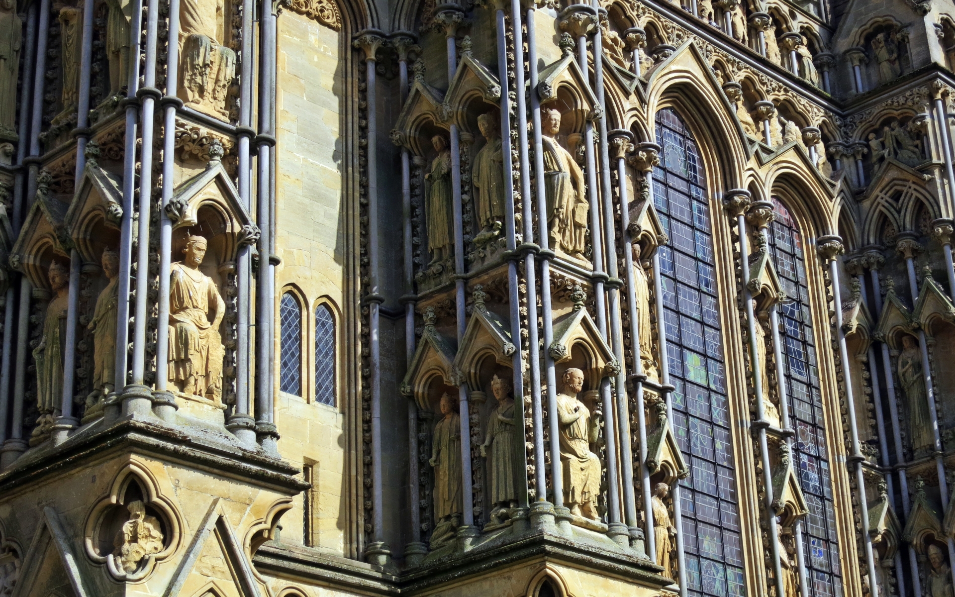 Descarga gratuita de fondo de pantalla para móvil de Catedral De Wells, Catedrales, Religioso.