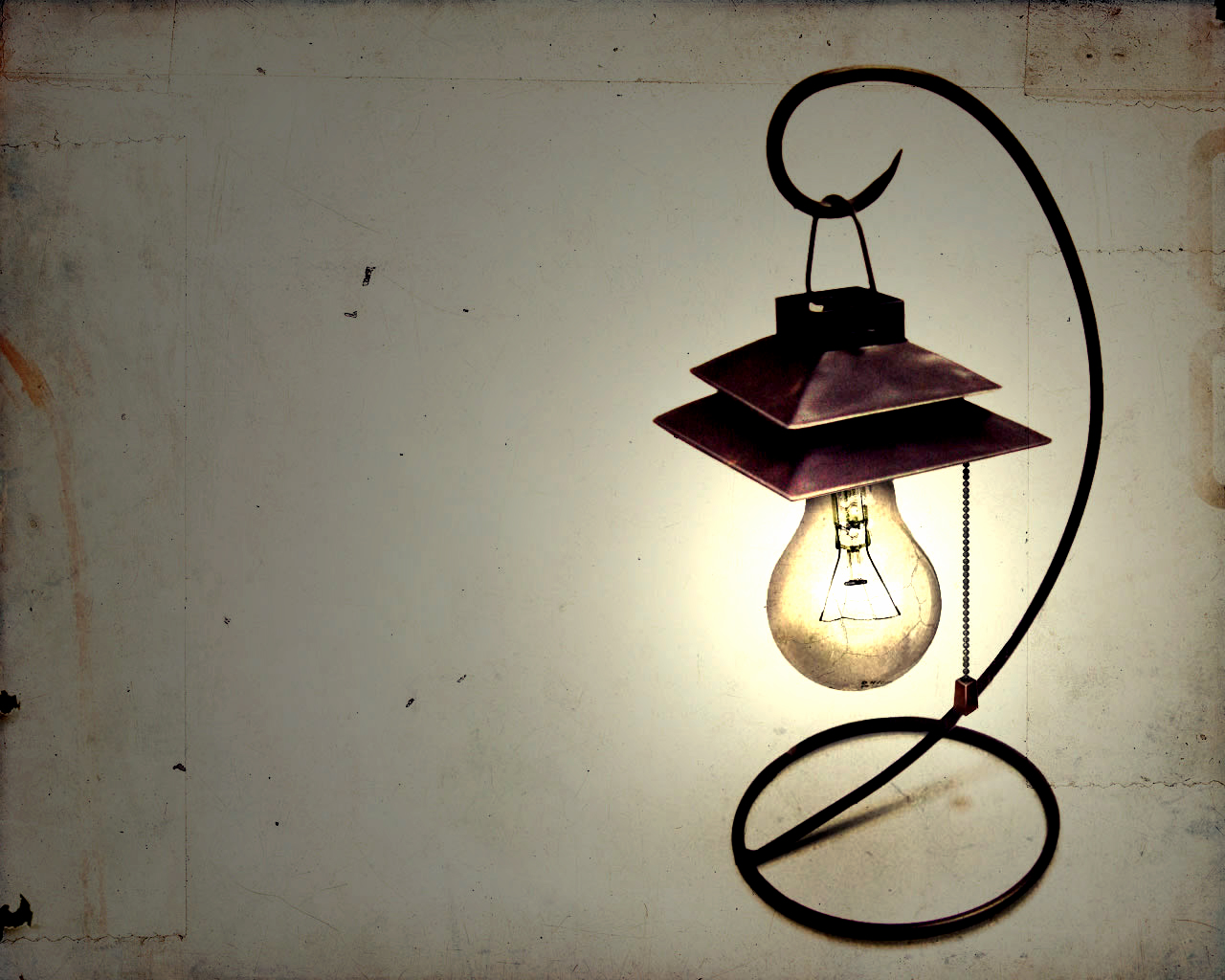 lamp, man made, light bulb