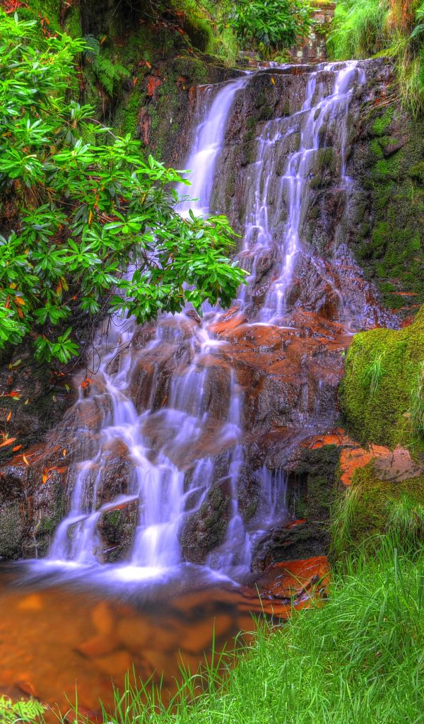 Handy-Wallpaper Wasserfall, Hdr, Fotografie kostenlos herunterladen.