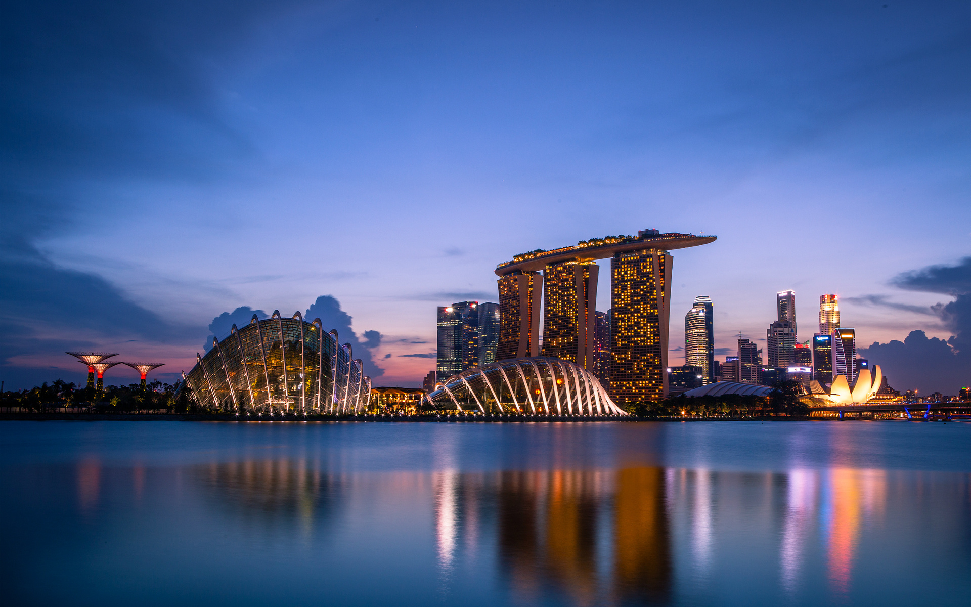 Download mobile wallpaper Man Made, Marina Bay Sands for free.
