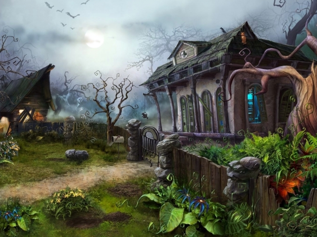 Free download wallpaper Fantasy, House on your PC desktop