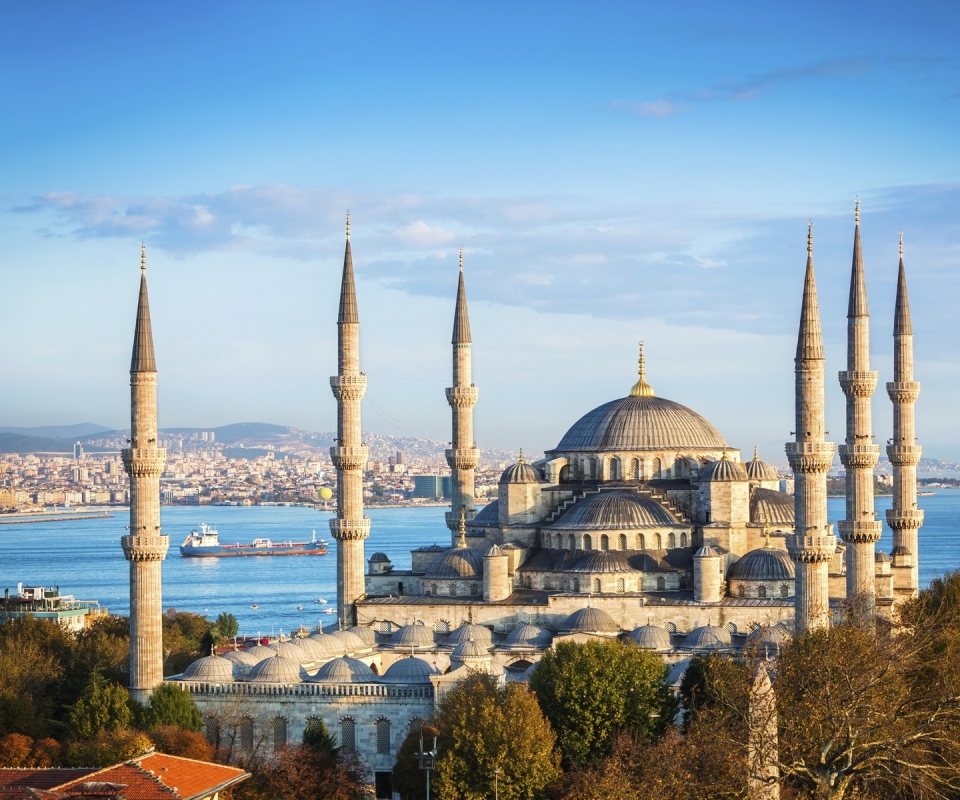 Download mobile wallpaper Religious, Sultan Ahmed Mosque, Mosques for free.