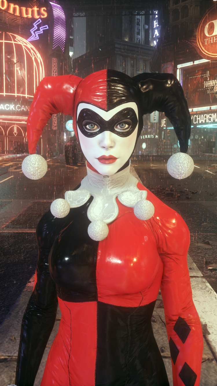 Descarga gratuita de fondo de pantalla para móvil de Videojuego, Harley Quinn, Hombre Murciélago, Batman: Arkham Knight.