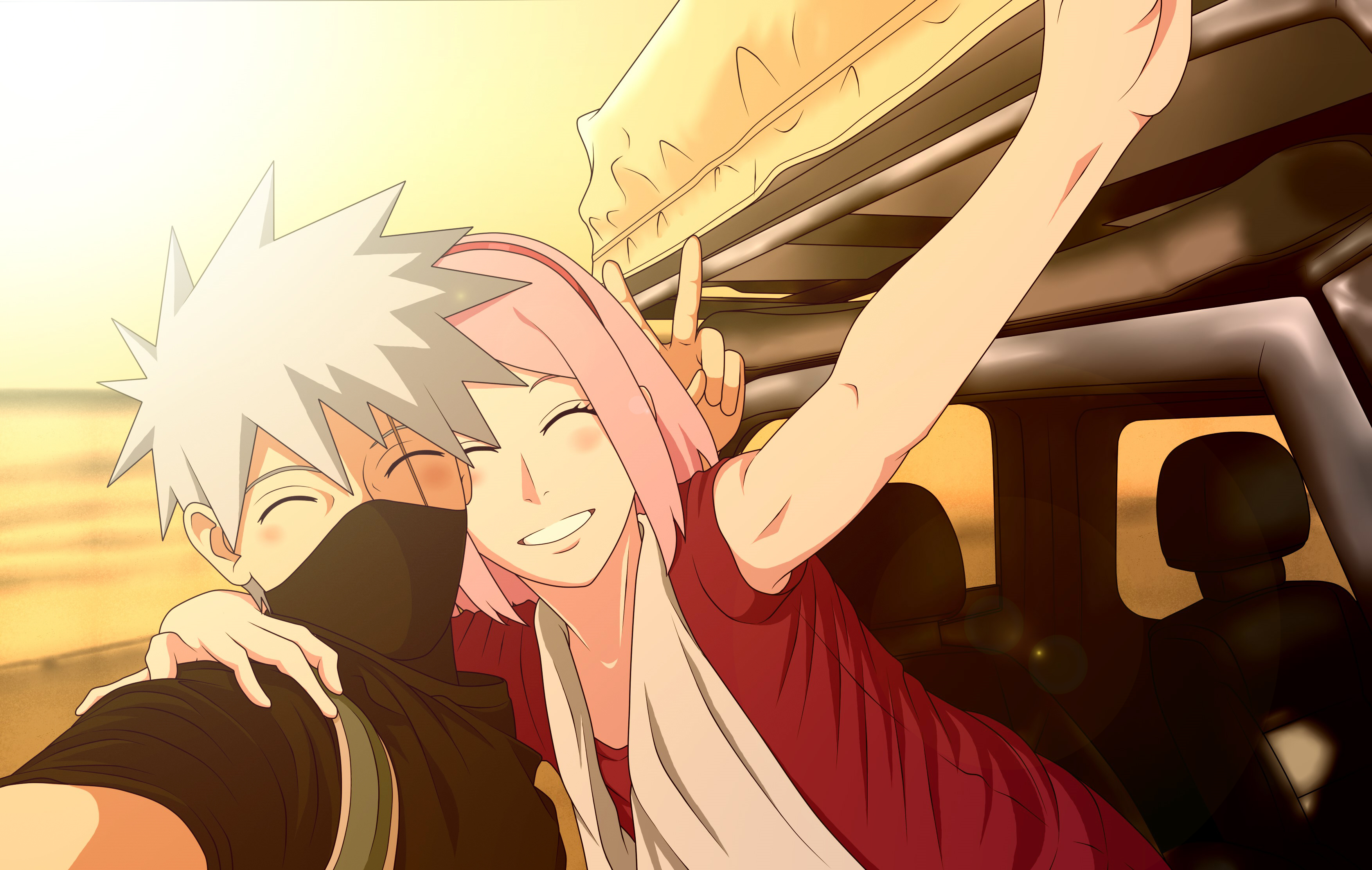 Download mobile wallpaper Anime, Naruto, Sakura Haruno, Kakashi Hatake for free.