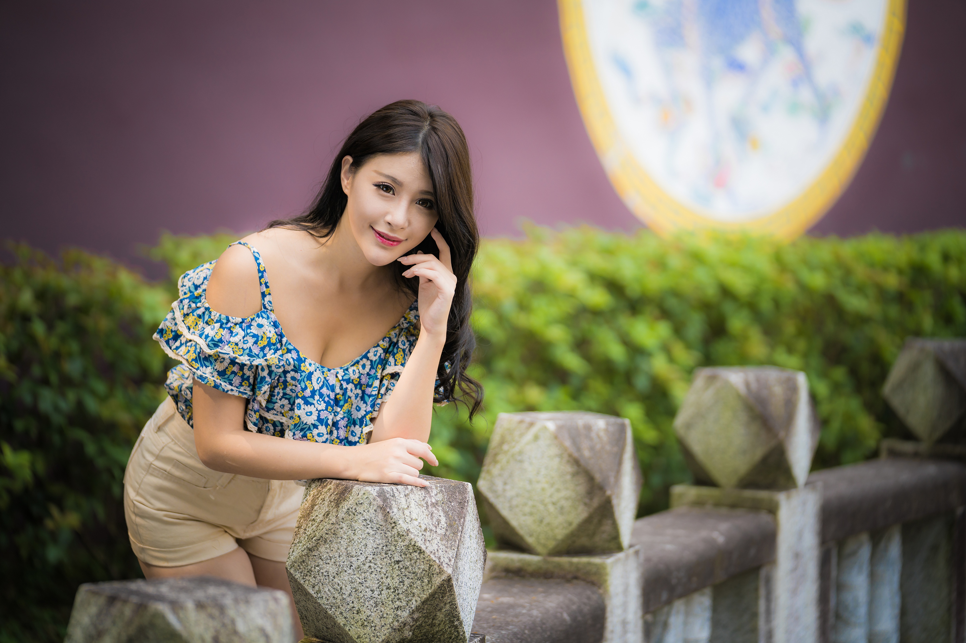 Free download wallpaper Brunette, Model, Women, Asian, Depth Of Field on your PC desktop