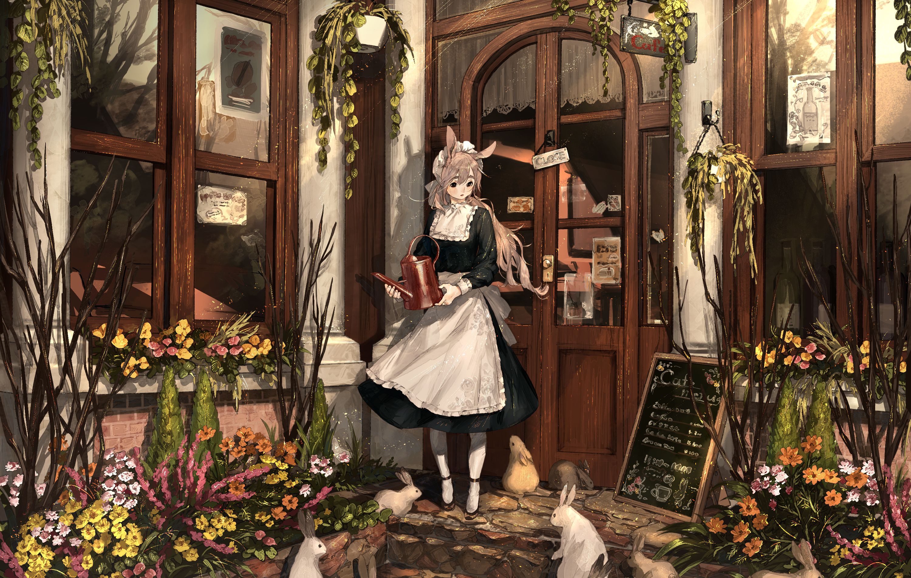 Download mobile wallpaper Anime, Girl, Bunny, Animal Ears, Bunny Ears for free.