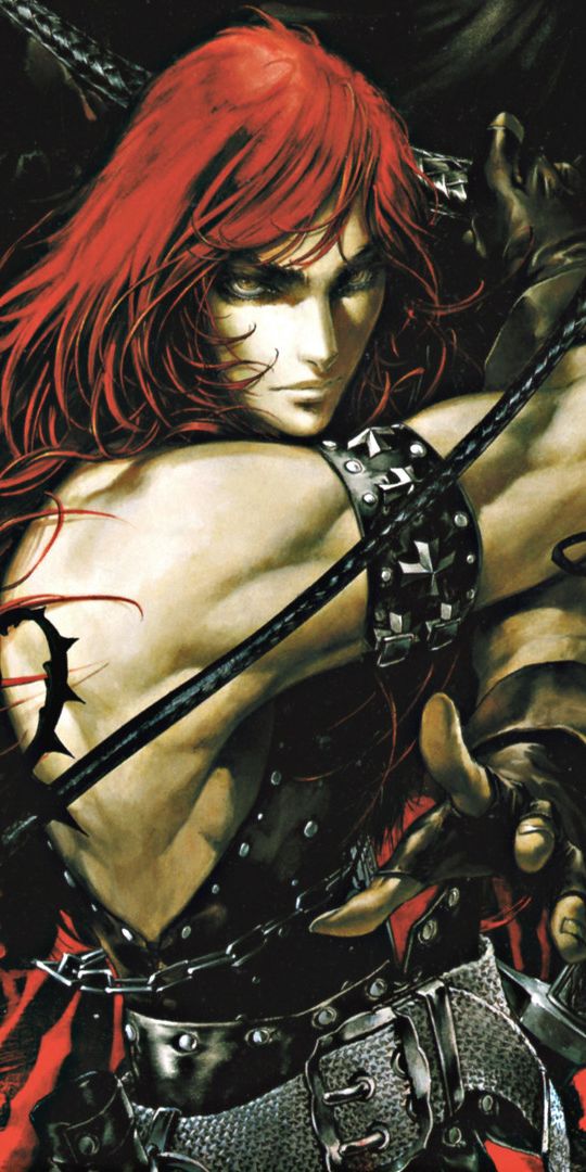 Phone wallpaper: Simon Belmont, Video Game, Castlevania Chronicles, Red ...