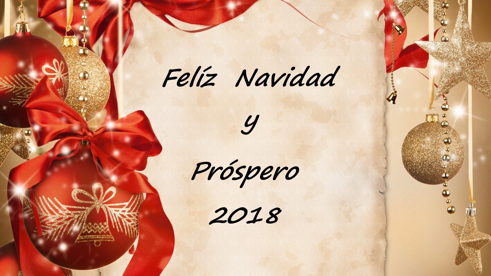 Descarga gratuita de fondo de pantalla para móvil de Día Festivo, Decoración, Dorado, Feliz Navidad, Feliz Año Nuevo, Nuevo Año 2018.