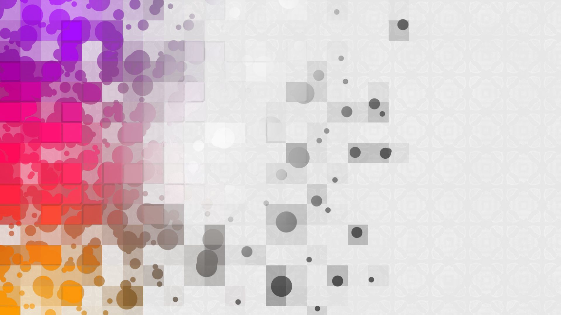 1920x1080 Background multicolored, abstract, motley, stains, spots, points, point, squares