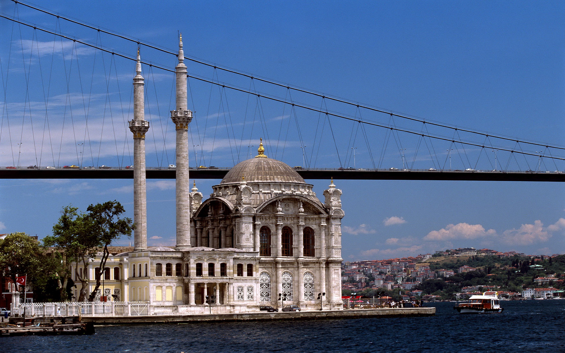 Laden Sie Ortaköy Moschee HD-Desktop-Hintergründe herunter