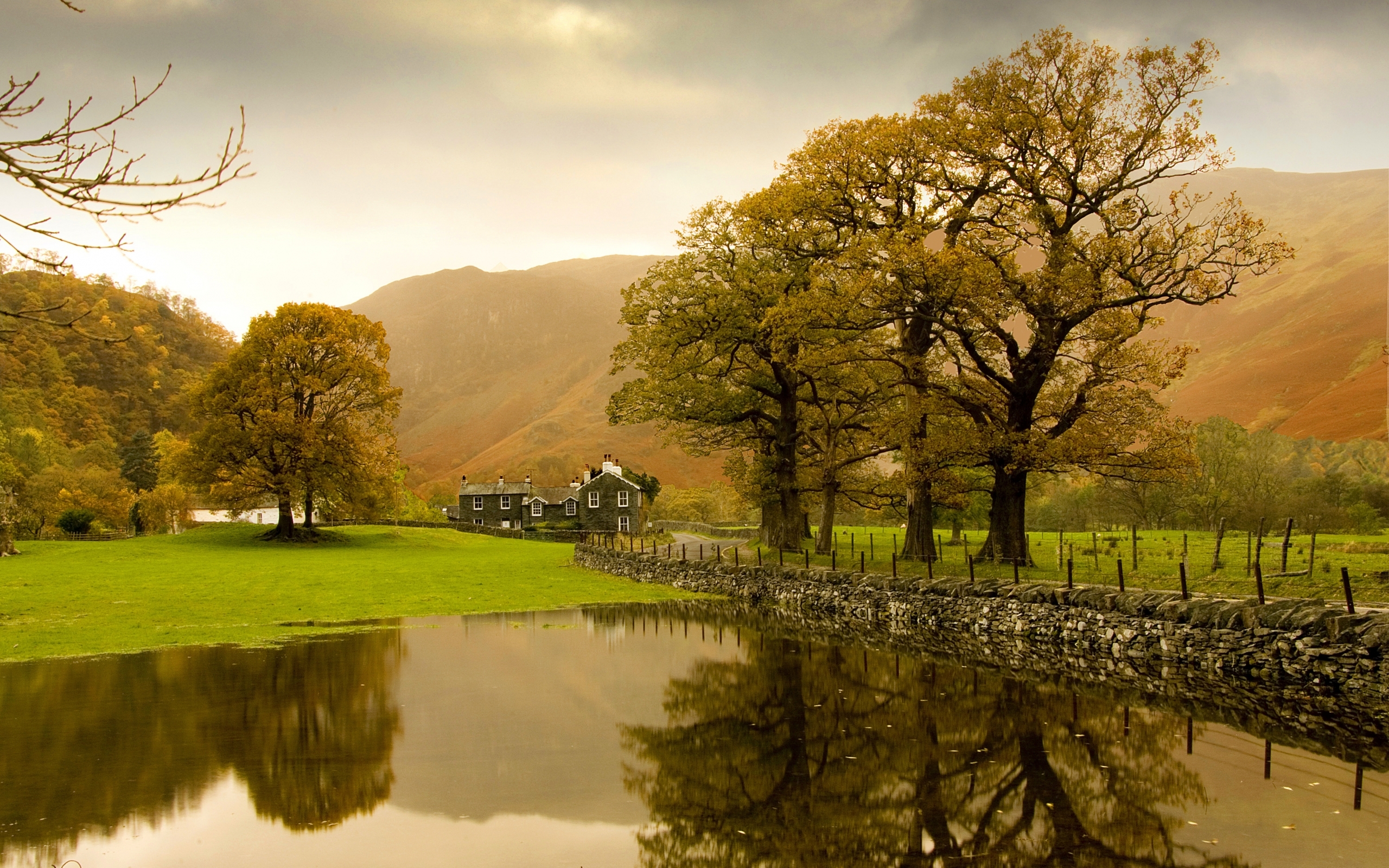 Download mobile wallpaper Landscape, Autumn for free.