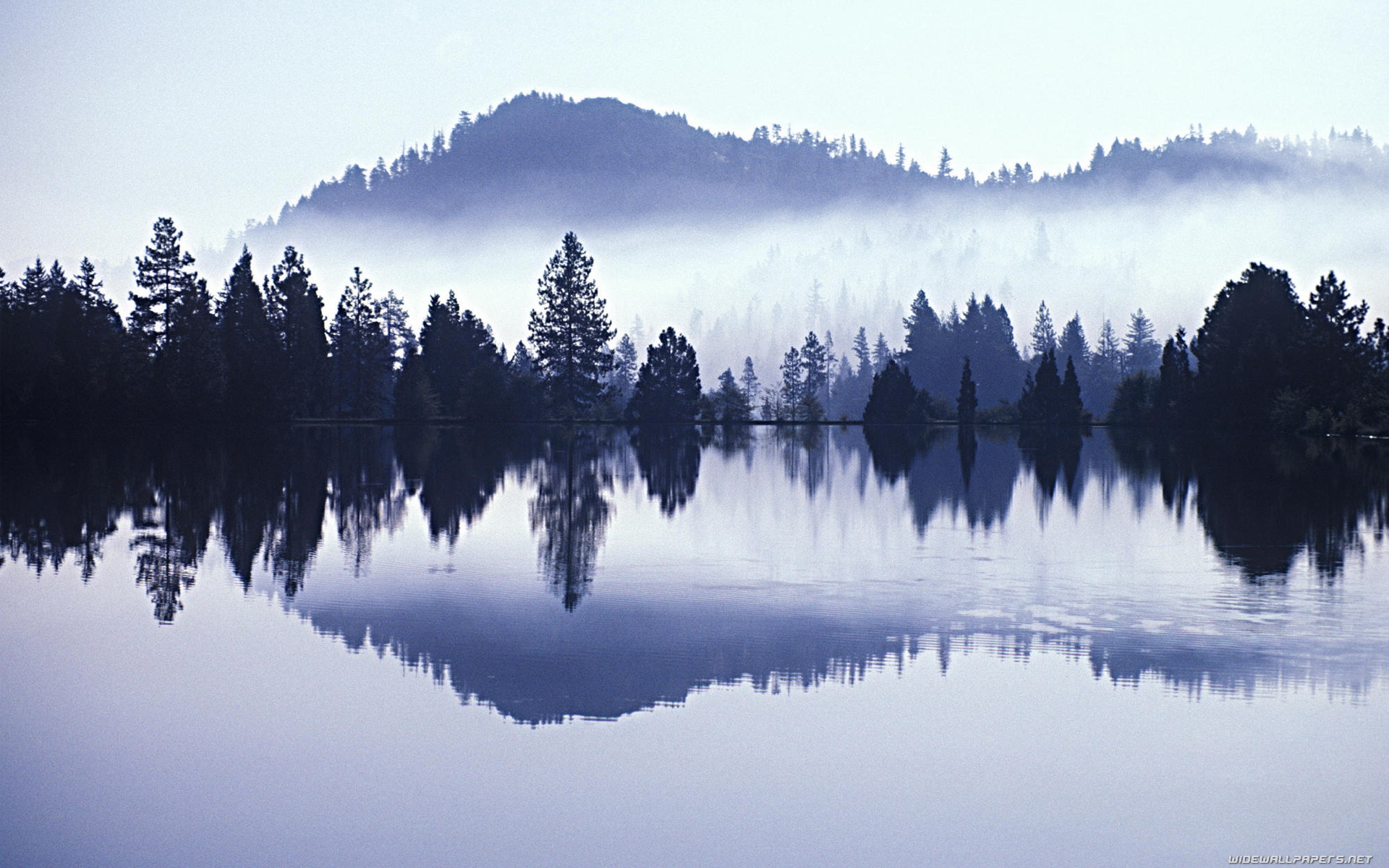 PCデスクトップに木, 山脈, 湖, 風景画像を無料でダウンロード