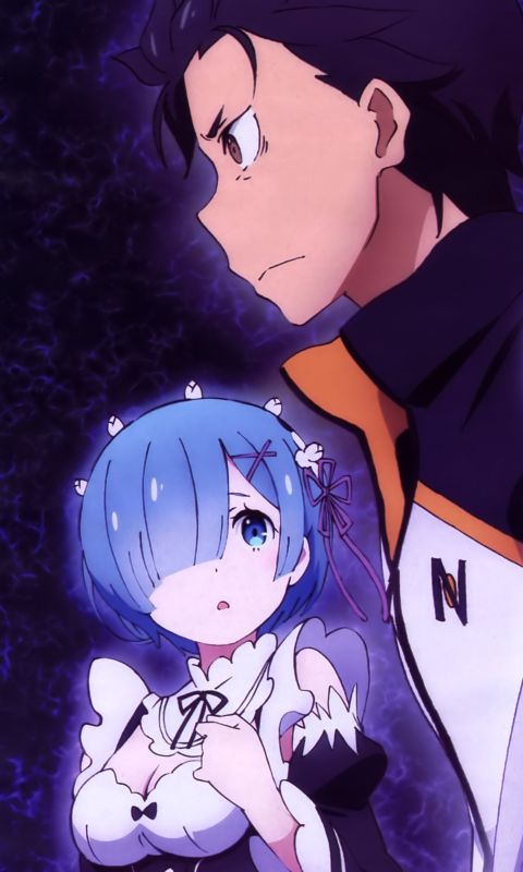 Download mobile wallpaper Anime, Emilia (Re:zero), Re:zero Starting Life In Another World, Subaru Natsuki, Rem (Re:zero) for free.