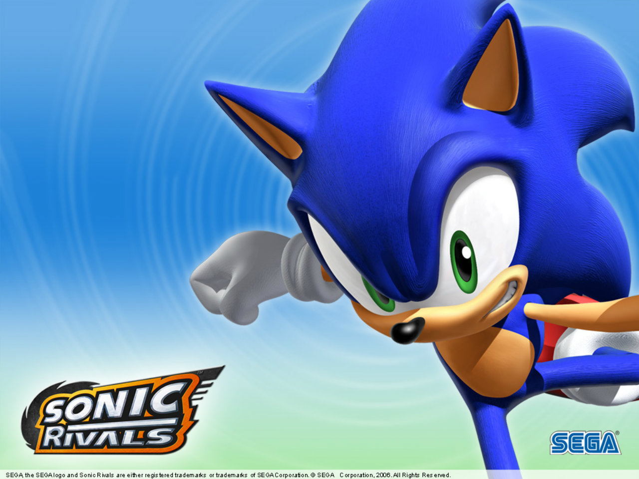 Handy-Wallpaper Computerspiele, Sonic Rivals, Sonic The Hedgehog kostenlos herunterladen.