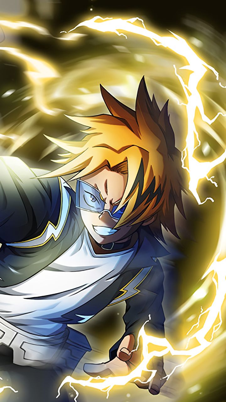 Téléchargez des papiers peints mobile Animé, My Hero Academia, Denki Kaminari gratuitement.