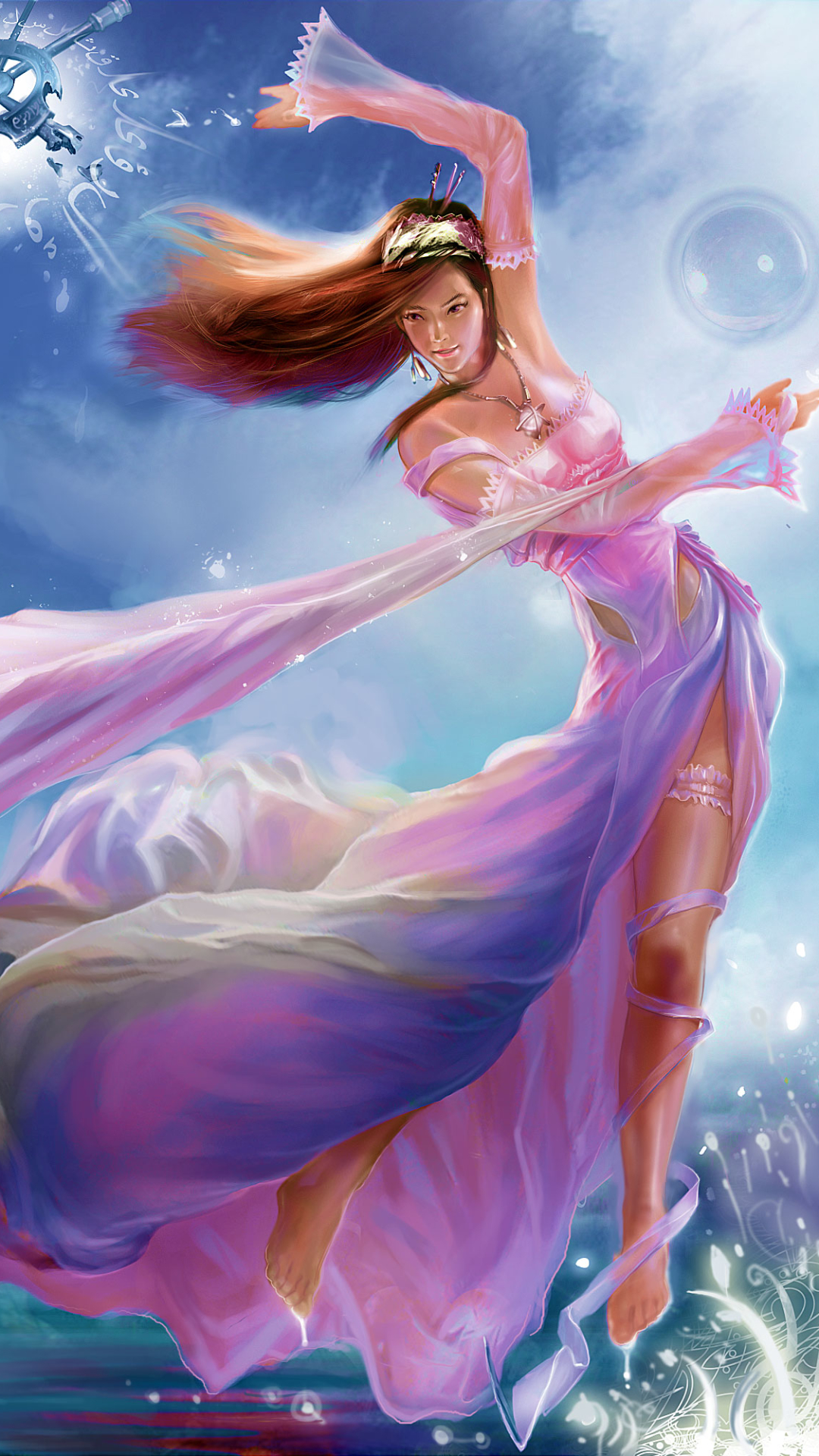 Download mobile wallpaper Fantasy, Dress, Women for free.