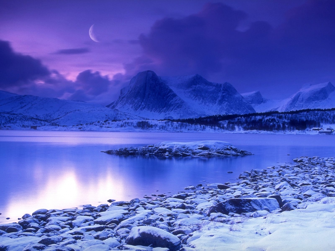 Download mobile wallpaper Snow, Winter, Landscape, Nature for free.