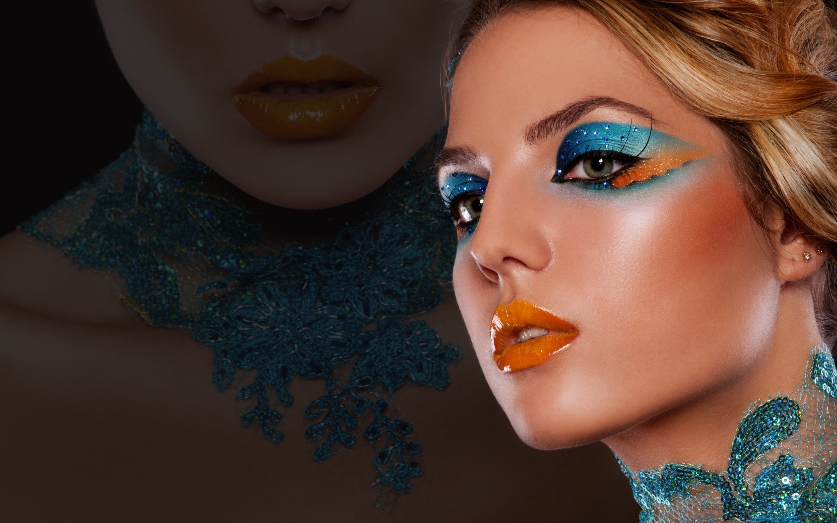 Free download wallpaper Face, Women, Makeup on your PC desktop