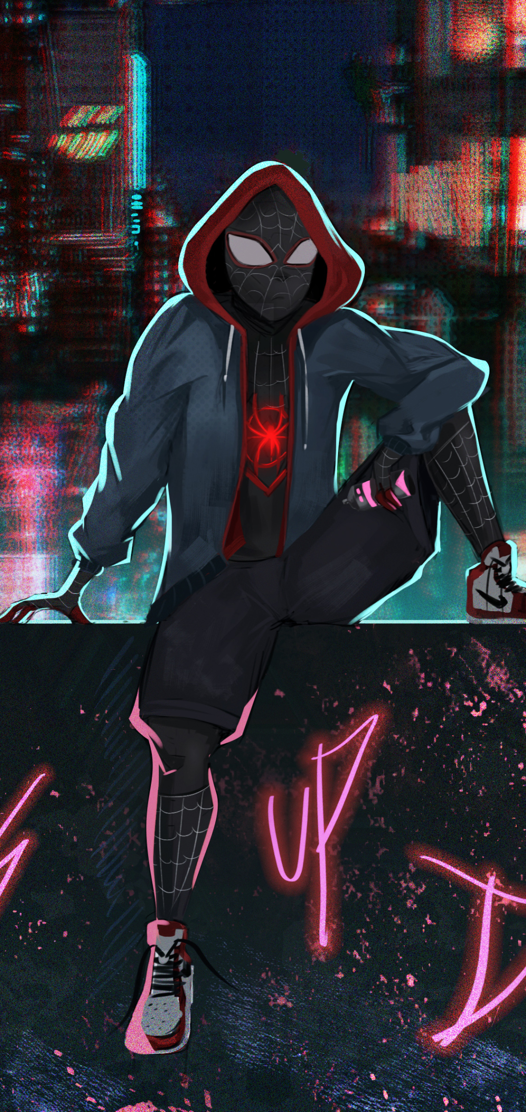 Download mobile wallpaper Spider Man, Movie, Miles Morales, Spider Man: Into The Spider Verse for free.