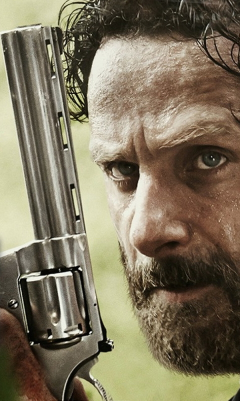 Handy-Wallpaper Fernsehserien, The Walking Dead, Rick Grimes, Andreas Lincoln kostenlos herunterladen.