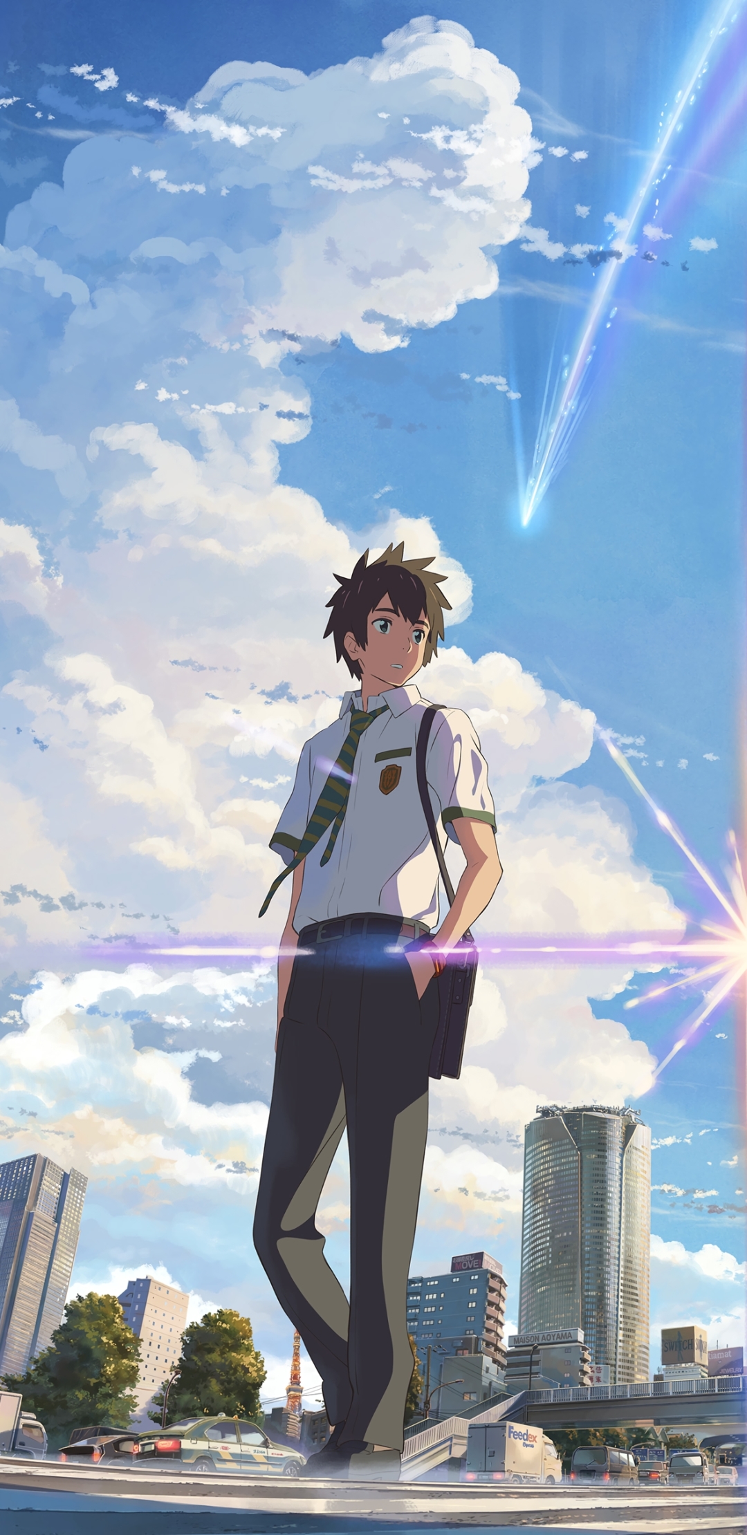 Descarga gratuita de fondo de pantalla para móvil de Animado, Kimi No Na Wa, Taki Tachibana.