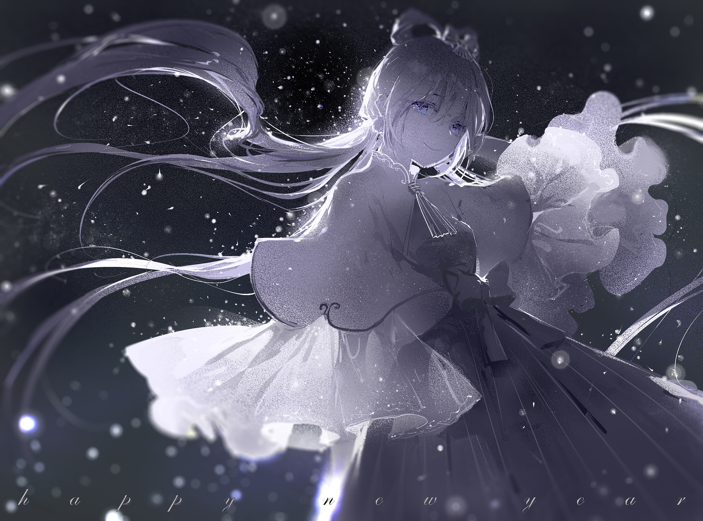 Free download wallpaper Anime, Vocaloid, Blue Eyes, Long Hair, Luo Tianyi on your PC desktop