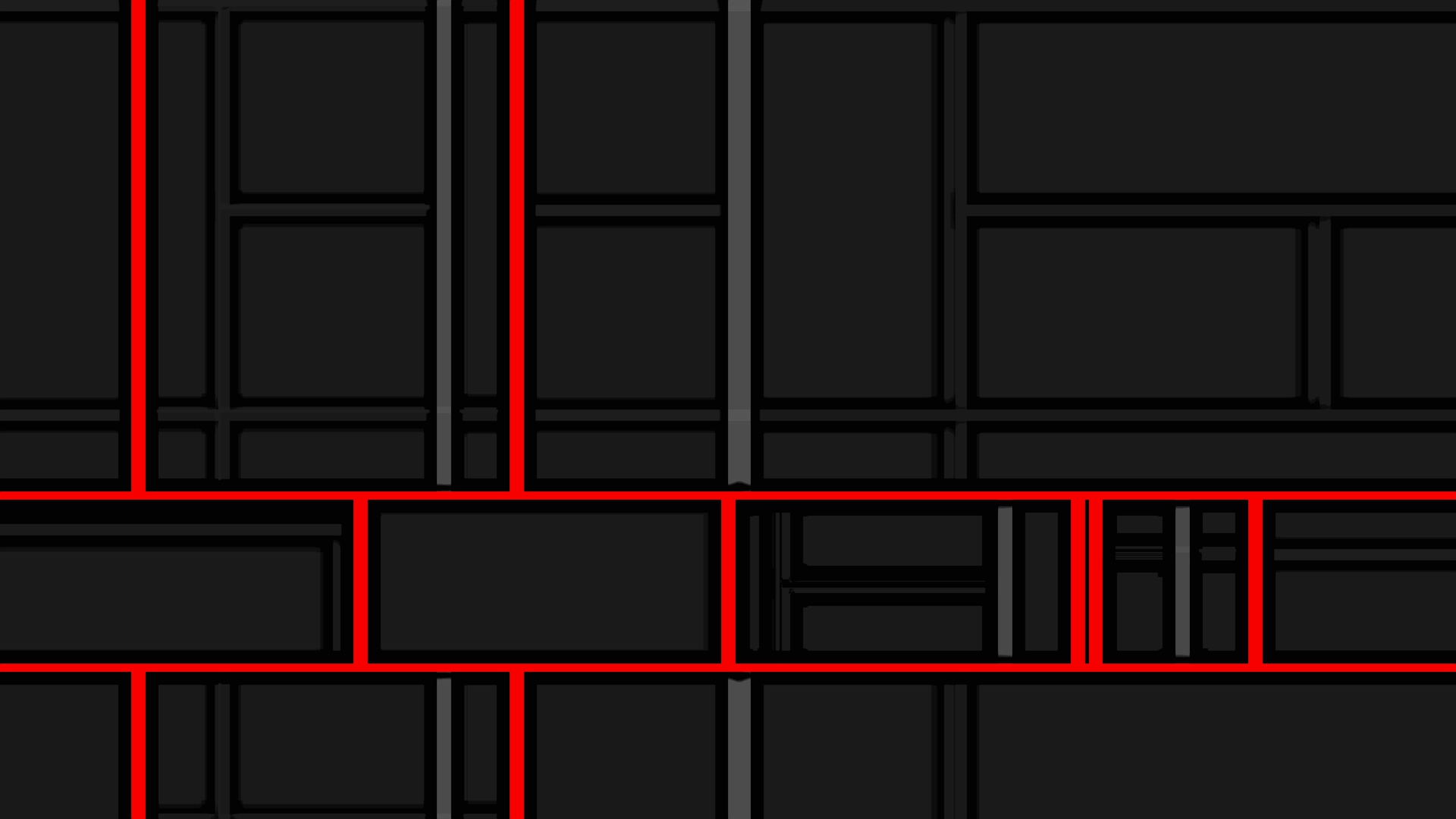 black, lines, geometry, square, red, abstract, rectangle