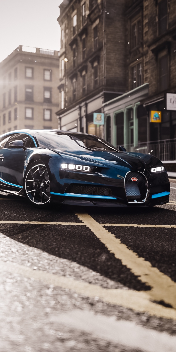 Téléchargez des papiers peints mobile Bugatti Chiron, Jeux Vidéo, Forza Horizon 4, Forza gratuitement.