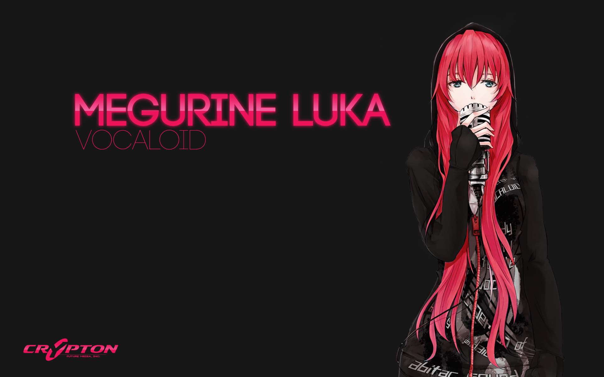 Download mobile wallpaper Anime, Dark, Vocaloid, Luka Megurine for free.