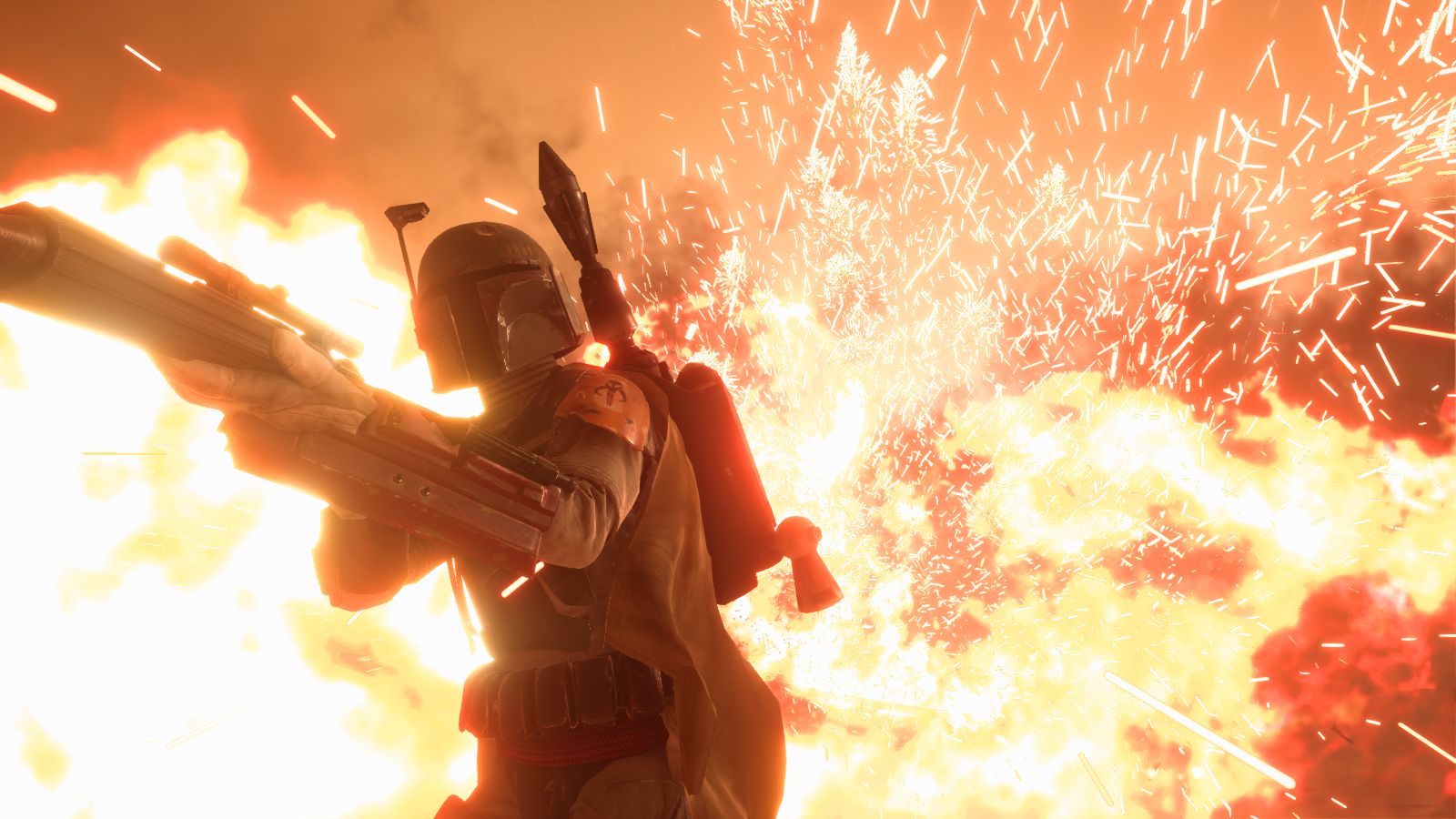 Laden Sie das Explosion, Computerspiele, Krieg Der Sterne, Bob Fett, Star Wars Battlefront (2015)-Bild kostenlos auf Ihren PC-Desktop herunter