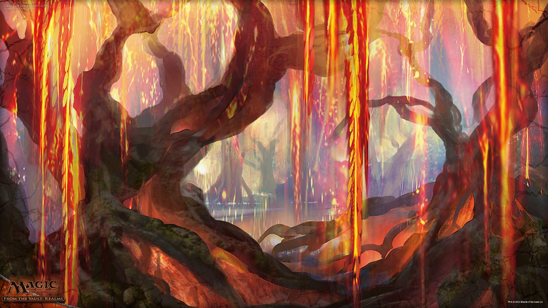Free download wallpaper Game, Magic: The Gathering, Grove Of The Burnwillows on your PC desktop