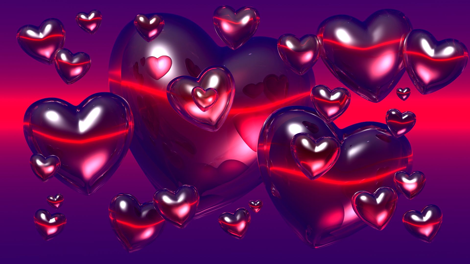 Download mobile wallpaper Valentine's Day, Love, Holiday, Heart, Floating for free.