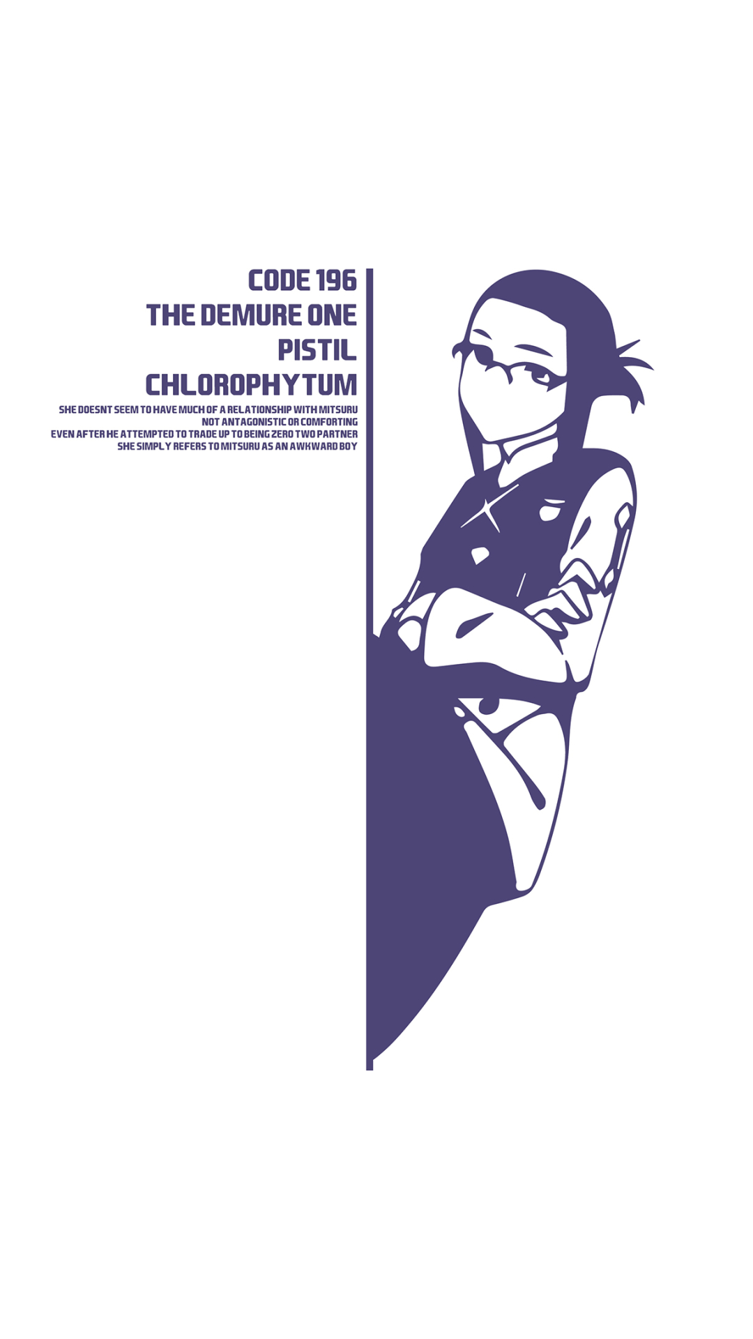 Handy-Wallpaper Animes, Darling In The Franxx, Ikuno (Liebling Im Franxxx) kostenlos herunterladen.