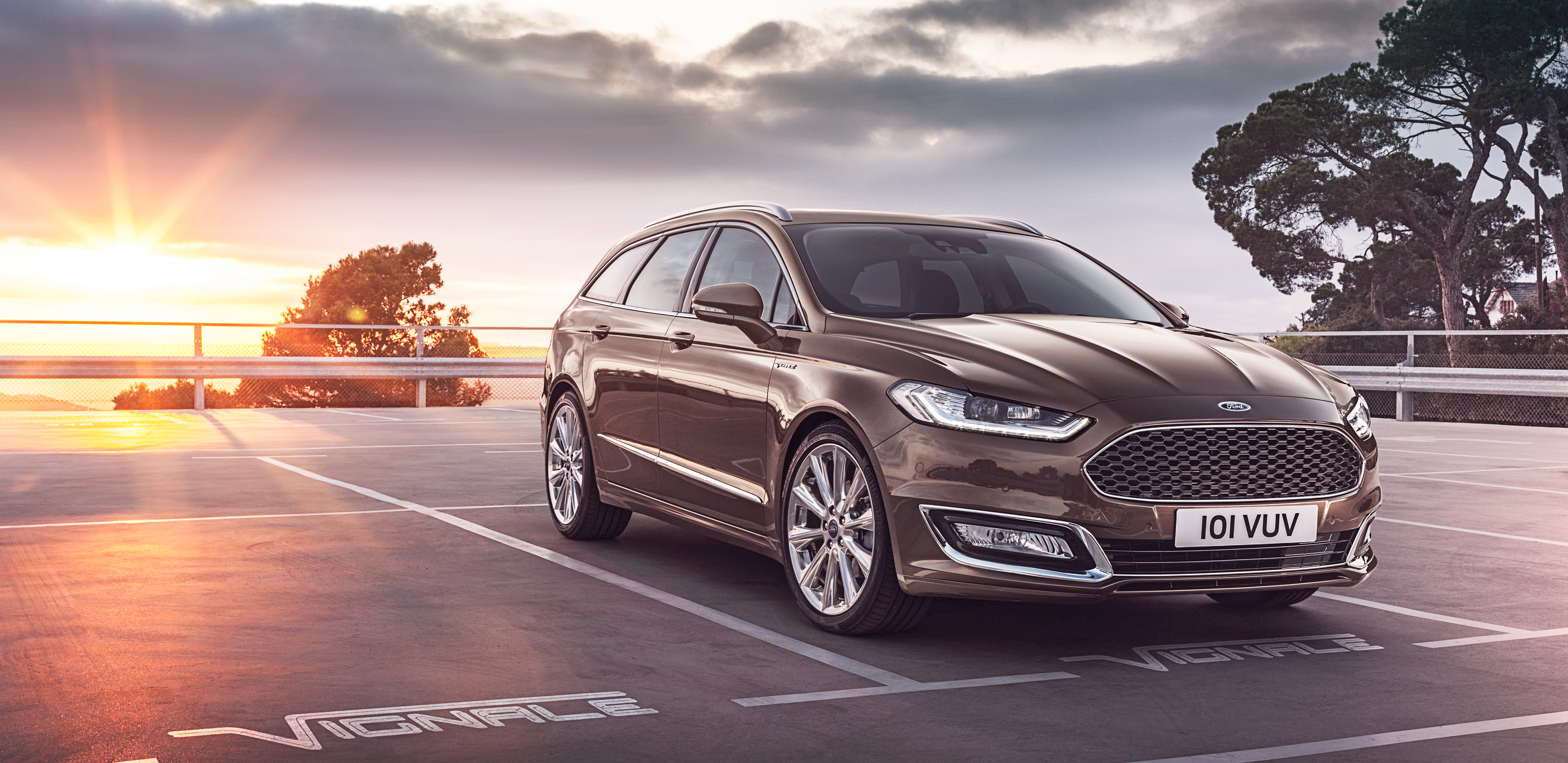 Horizontal Wallpaper ford, cars, side view, vignale, mondeo, turnier
