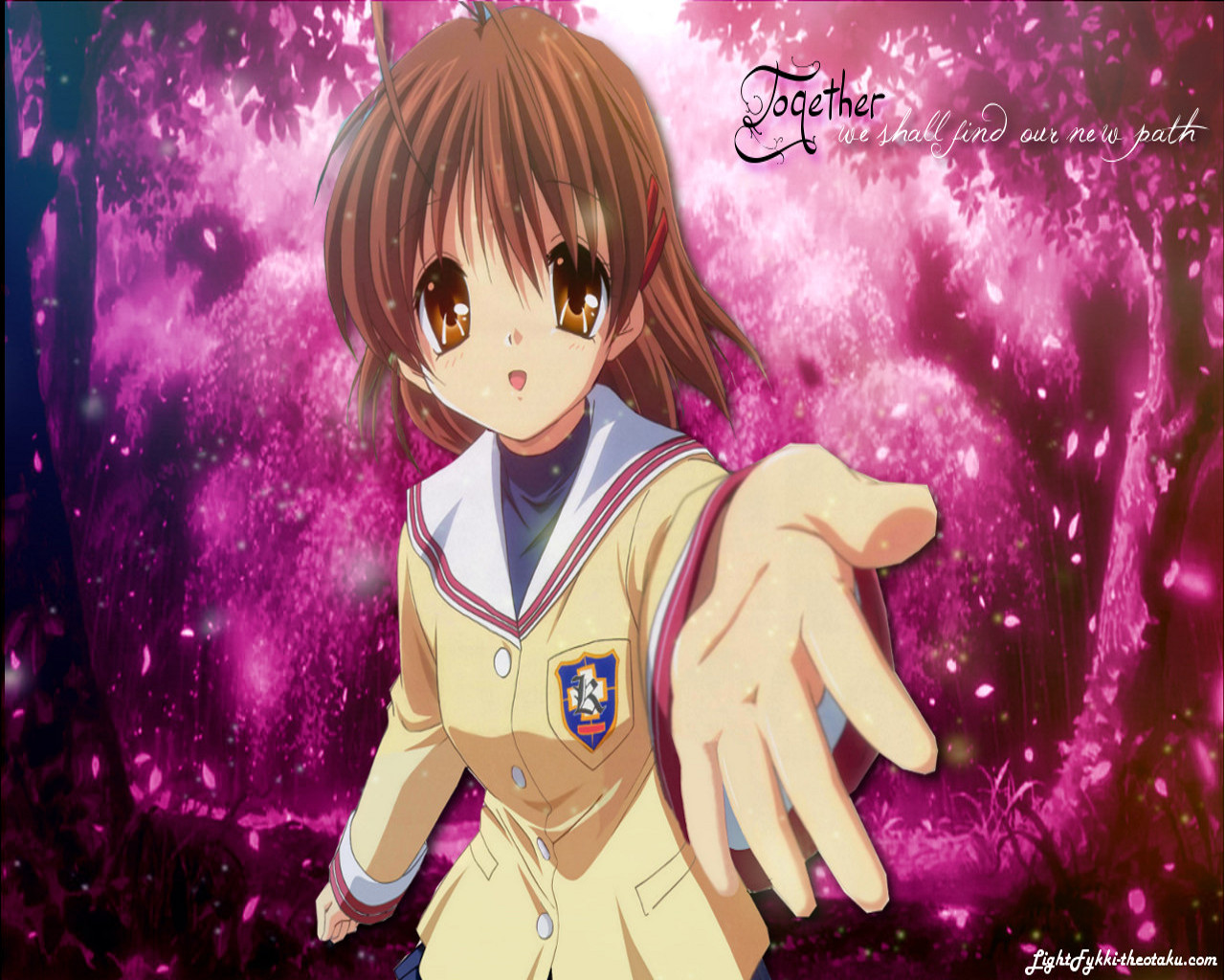 Handy-Wallpaper Animes, Clannad, Nagisa Furukawa kostenlos herunterladen.