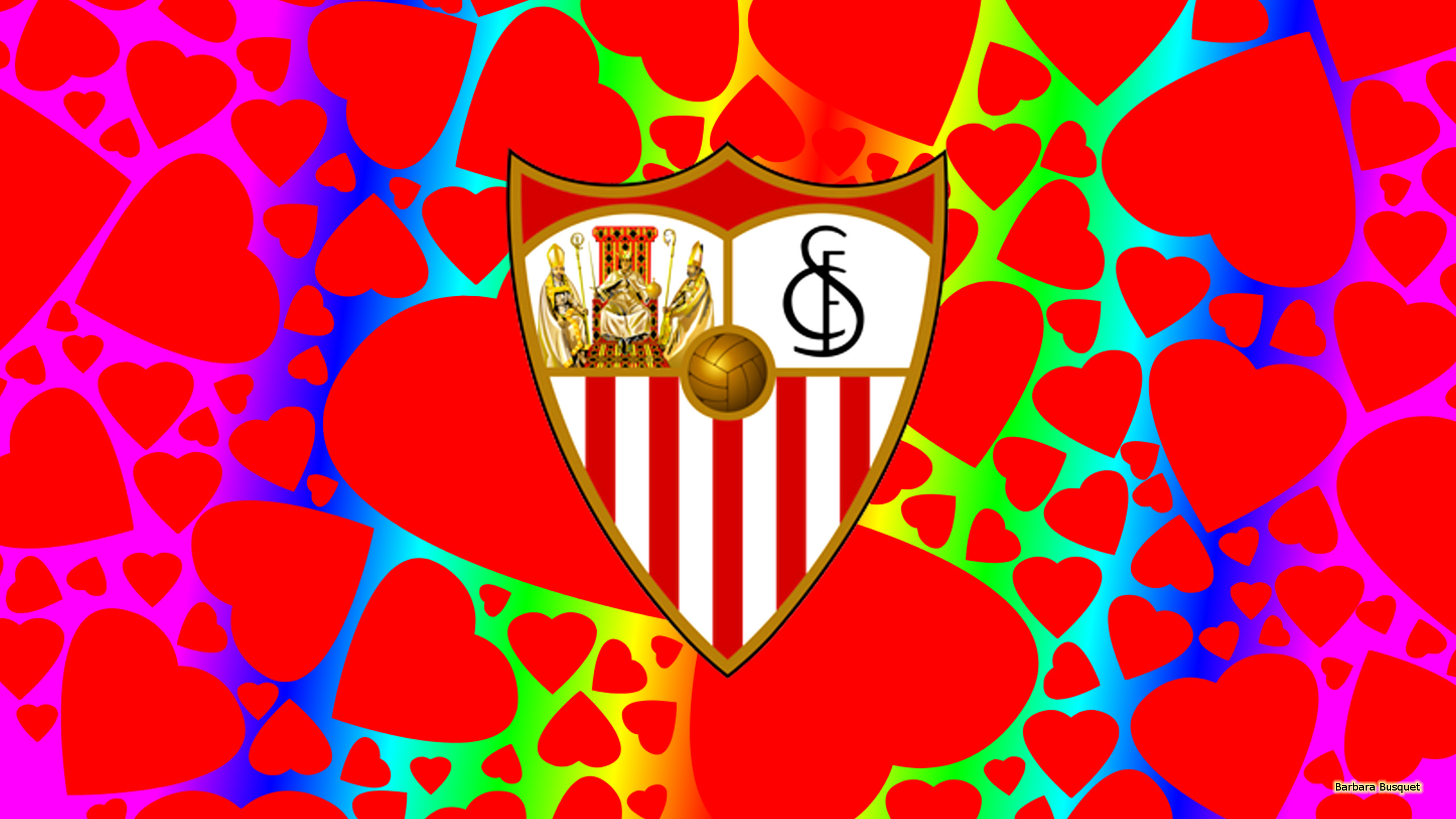 Laden Sie das Sport, Fußball, Logo, Emblem, Fc Sevilla-Bild kostenlos auf Ihren PC-Desktop herunter