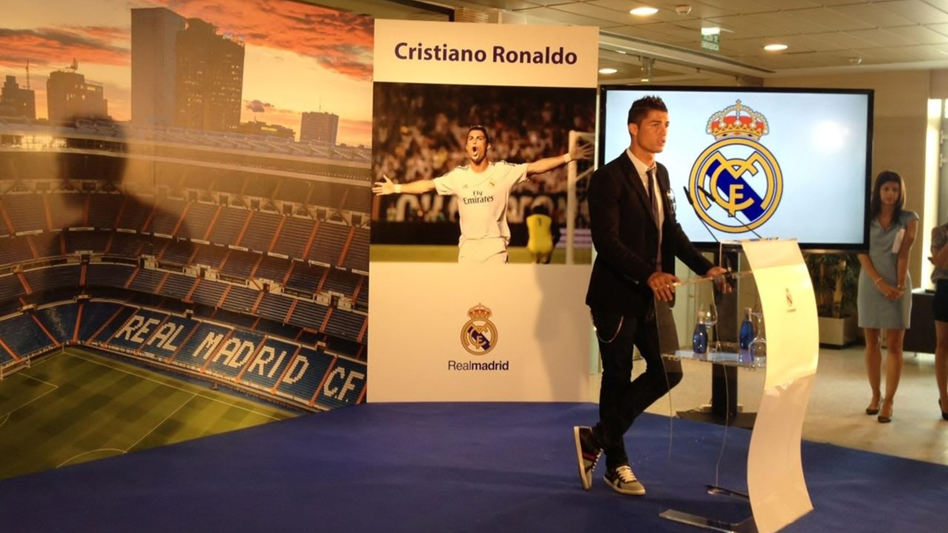 Скачати мобільні шпалери Реал Мадрид C F, Спорт, Кріштіану Роналду, Футбол безкоштовно.