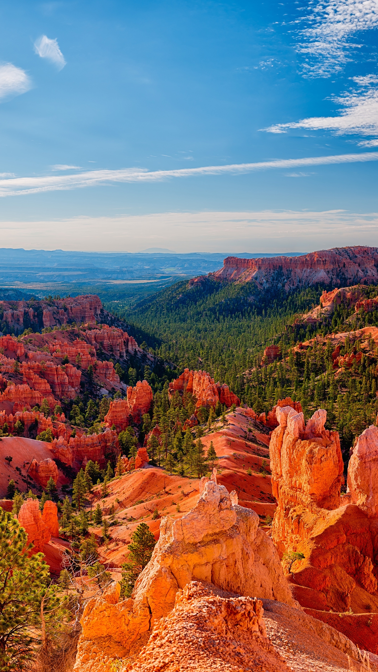 Download mobile wallpaper Landscape, Nature, Canyon, Usa, Earth, Panorama, National Park, Bryce Canyon National Park for free.