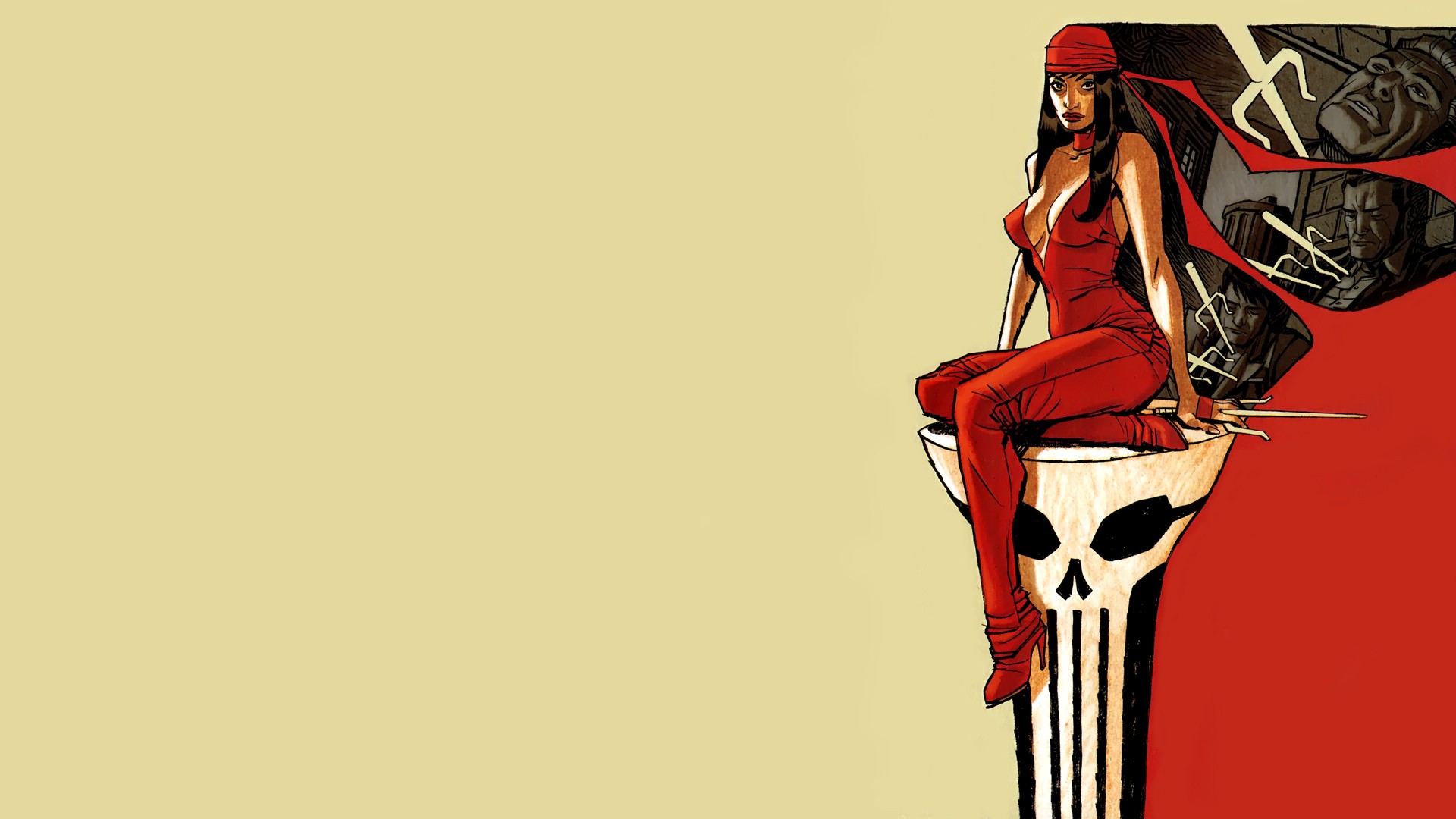 Laden Sie das Comics, Elektra (Marvel Comics), Elektra-Bild kostenlos auf Ihren PC-Desktop herunter