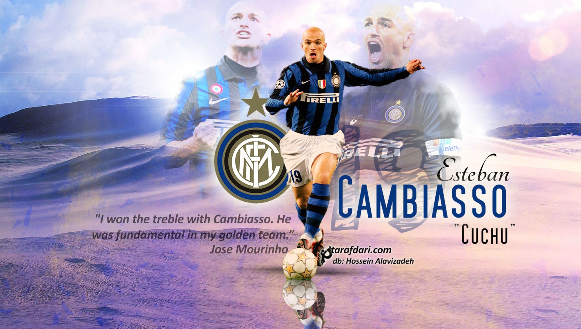 Descarga gratis la imagen Fútbol, Deporte, Inter De Milán, Esteban Cambiasso en el escritorio de tu PC