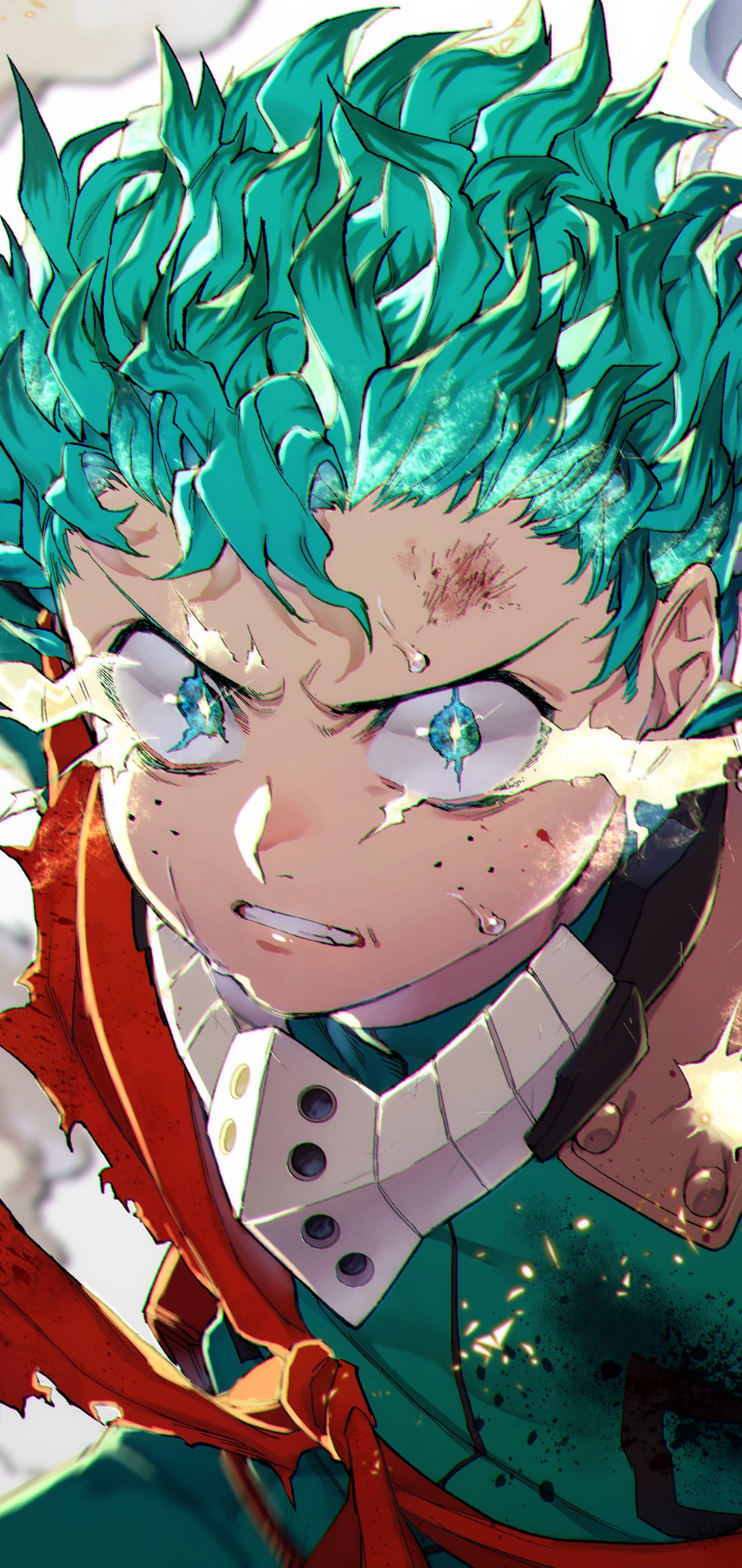 Handy-Wallpaper Animes, Izuku Midoriya, Boku No Hero Academia kostenlos herunterladen.