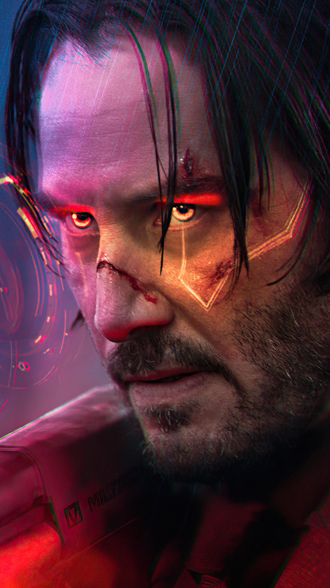 Descarga gratuita de fondo de pantalla para móvil de Keanu Reeves, Videojuego, Juan Mecha, Ciberpunk 2077.