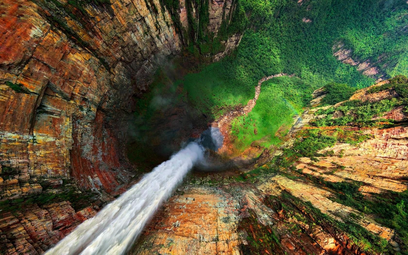 Download mobile wallpaper Nature, Water, Waterfall, Earth, Angel Falls for free.