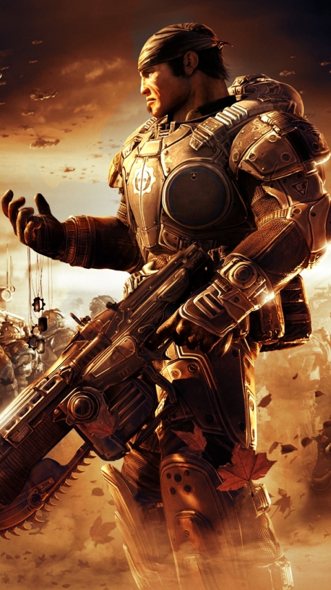 Descarga gratuita de fondo de pantalla para móvil de Gears Of War 2, Gears Of War, Videojuego.